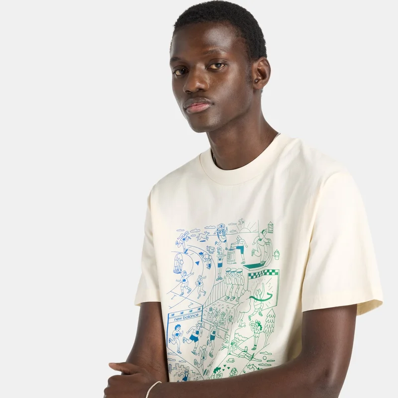 New Balance Men's Athletics Run Mural T-Shirt